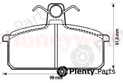  JURID part 572104J Brake Pad Set, disc brake
