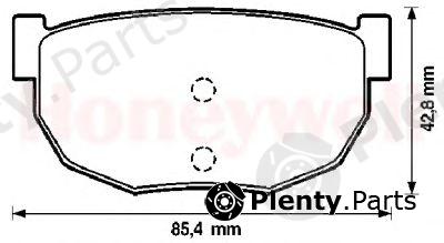  JURID part 572129J Brake Pad Set, disc brake