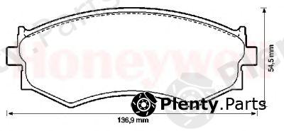  JURID part 572343J Brake Pad Set, disc brake