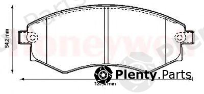  JURID part 572347J Brake Pad Set, disc brake