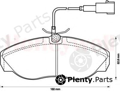  JURID part 573061J Brake Pad Set, disc brake