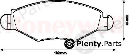  JURID part 571954J-AS (571954JAS) Brake Pad Set, disc brake