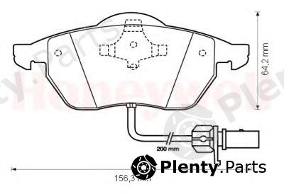  JURID part 573022J Brake Pad Set, disc brake