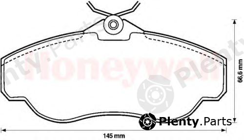  JURID part 571937J Brake Pad Set, disc brake