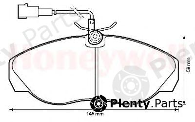  JURID part 573060J Brake Pad Set, disc brake