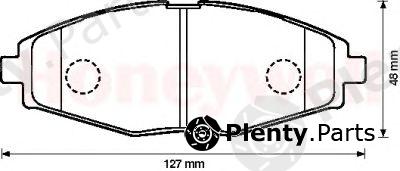  JURID part 572402J Brake Pad Set, disc brake