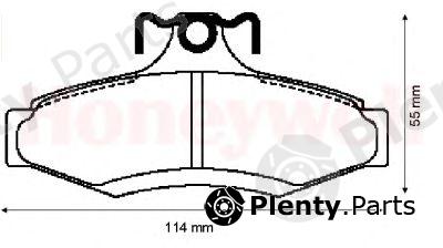  JURID part 572406J Brake Pad Set, disc brake