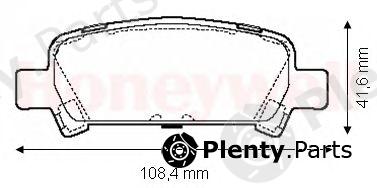  JURID part 572424J Brake Pad Set, disc brake