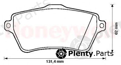  JURID part 573102J Brake Pad Set, disc brake
