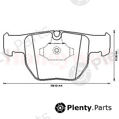  JURID part 572507J Brake Pad Set, disc brake