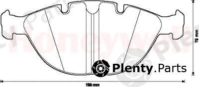  JURID part 571993J Brake Pad Set, disc brake