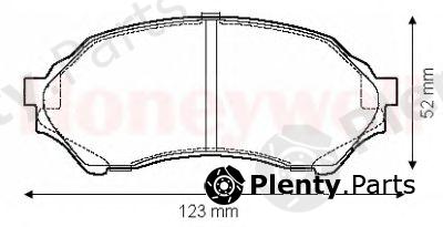  JURID part 572437J Brake Pad Set, disc brake