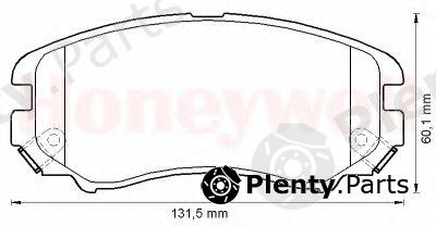  JURID part 572514J Brake Pad Set, disc brake