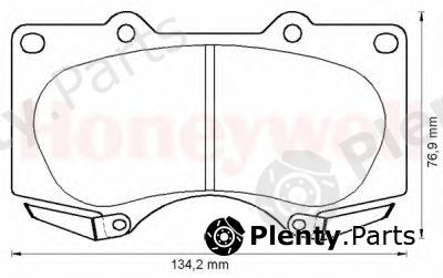  JURID part 572515J Brake Pad Set, disc brake