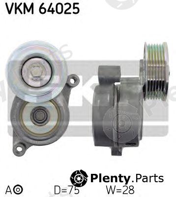  SKF part VKM64025 Tensioner Pulley, v-ribbed belt