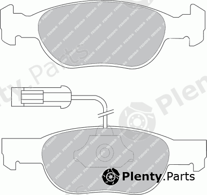  FERODO part FSL1040 Brake Pad Set, disc brake