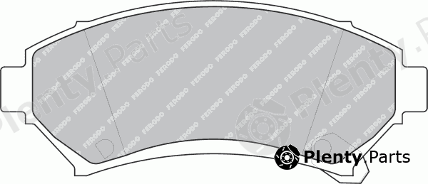 FERODO part FDB1265 Brake Pad Set, disc brake