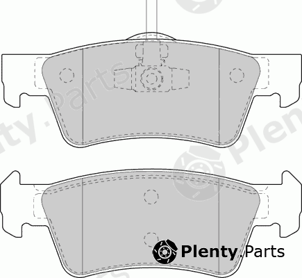  FERODO part FDB1460 Brake Pad Set, disc brake