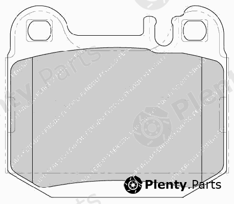  FERODO part FQT1512 Brake Pad Set, disc brake