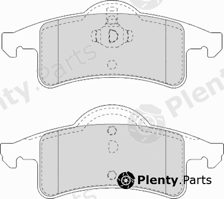  FERODO part FSL1524 Brake Pad Set, disc brake