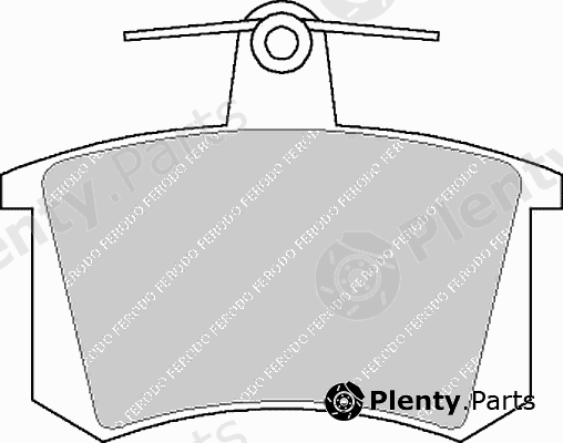  FERODO part FSL222 Brake Pad Set, disc brake
