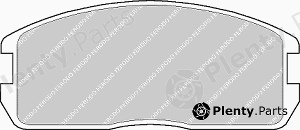  FERODO part FDB357 Brake Pad Set, disc brake