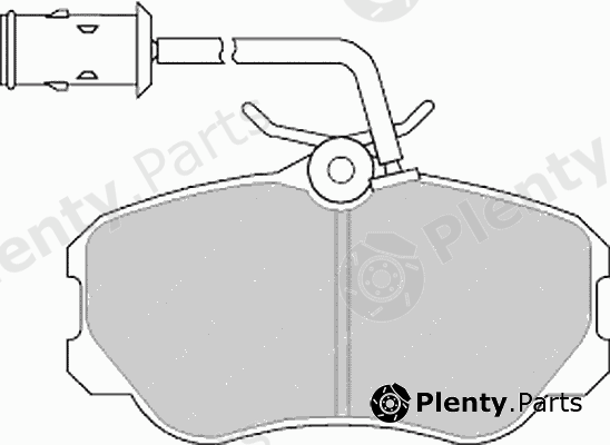  FERODO part FDB651 Brake Pad Set, disc brake