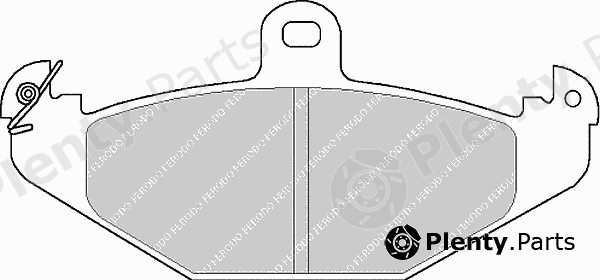  FERODO part FSL878 Brake Pad Set, disc brake
