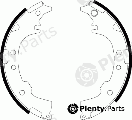  FERODO part FSB621 Brake Shoe Set