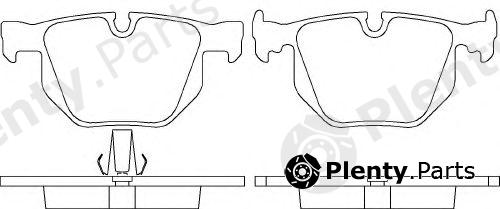 BREMBO part P06029 Brake Pad Set, disc brake