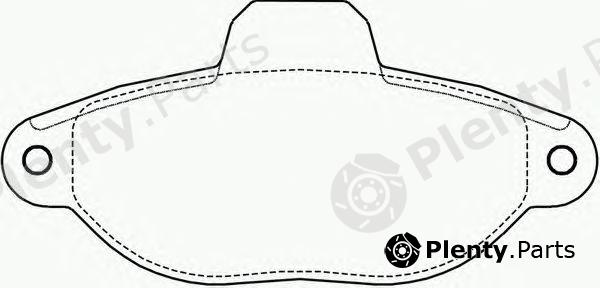  BREMBO part P23054 Brake Pad Set, disc brake