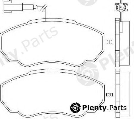  BREMBO part P23091 Brake Pad Set, disc brake