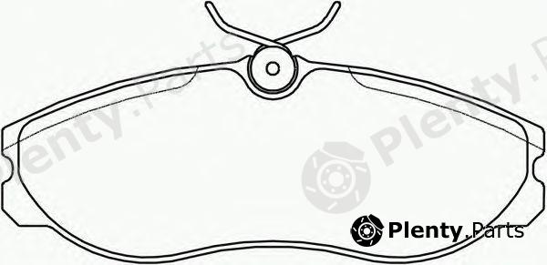 BREMBO part P24039 Brake Pad Set, disc brake