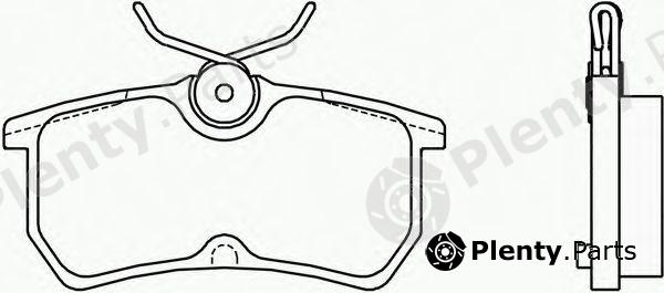  BREMBO part P24047 Brake Pad Set, disc brake