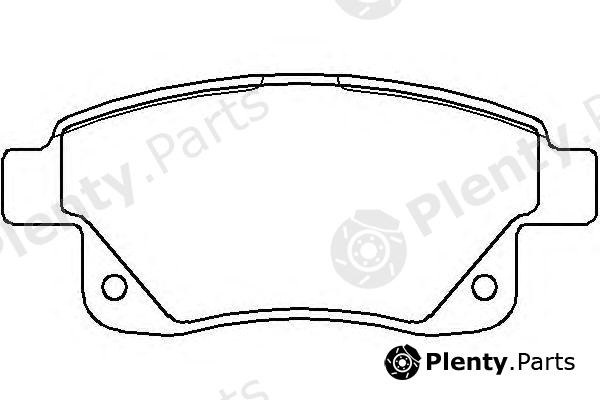  BREMBO part P24066 Brake Pad Set, disc brake