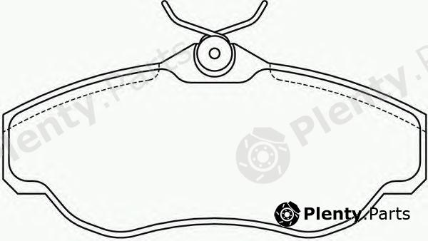  BREMBO part P44008 Brake Pad Set, disc brake