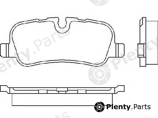  BREMBO part P44013 Brake Pad Set, disc brake