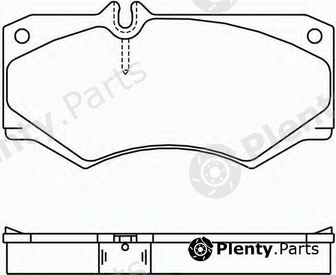  BREMBO part P50003 Brake Pad Set, disc brake