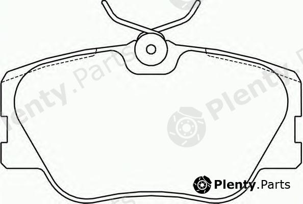  BREMBO part P50008 Brake Pad Set, disc brake