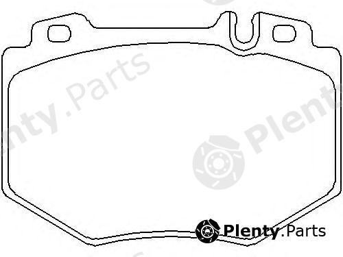  BREMBO part P50048 Brake Pad Set, disc brake