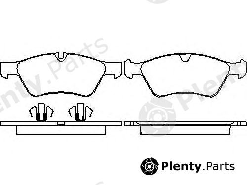  BREMBO part P50063 Brake Pad Set, disc brake