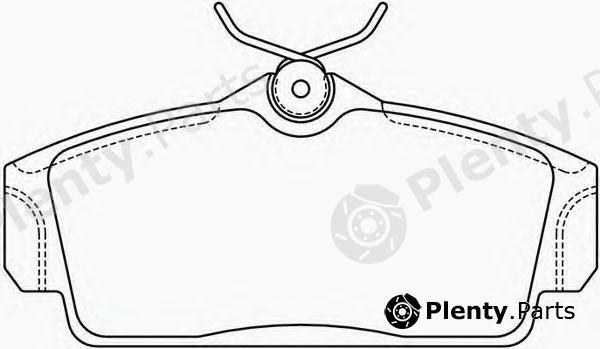  BREMBO part P56036 Brake Pad Set, disc brake