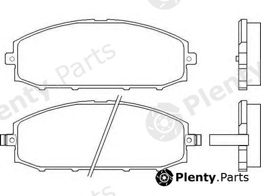  BREMBO part P56041 Brake Pad Set, disc brake