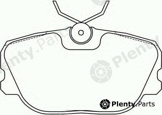  BREMBO part P71004 Brake Pad Set, disc brake