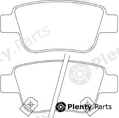  BREMBO part P83047 Brake Pad Set, disc brake