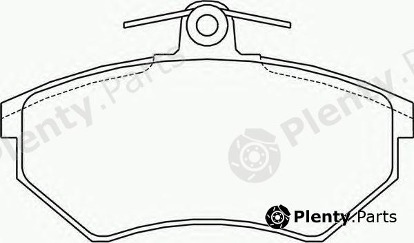  BREMBO part P85015 Brake Pad Set, disc brake