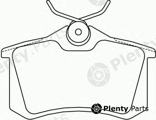  BREMBO part P85017 Brake Pad Set, disc brake