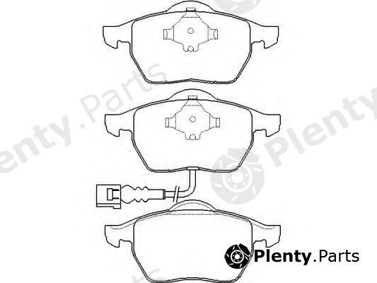  BREMBO part P85045 Brake Pad Set, disc brake
