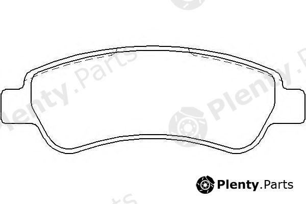 MINTEX part MDB2850 Brake Pad Set, disc brake
