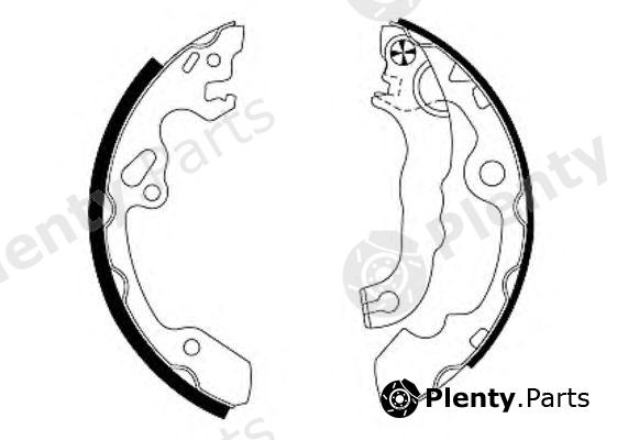  MINTEX part MFR452 Brake Shoe Set